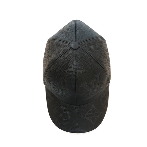 Leather hat LV