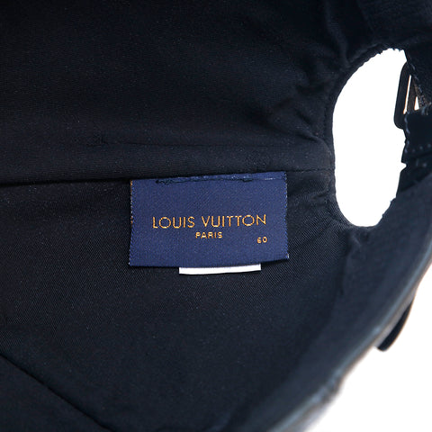 Louis Vuitton Monogram Monogram Shadow Cap, Black, 60