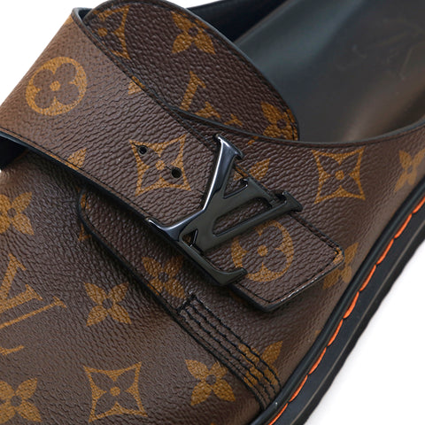 Crepslocker, Louis Vuitton Monogram LV Easy Brown Mule