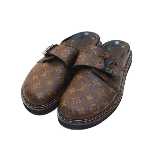 Louis Vuitton Louis Vuitton Monogramm Easy Line Mule Sandals braun x Schwarz P13900
