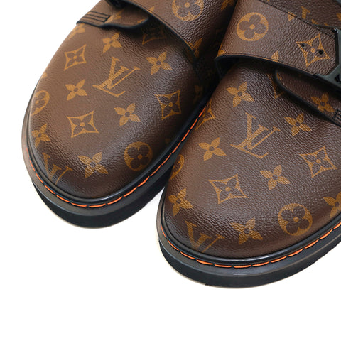 Louis Vuitton会标易于线鞋鞋棕色X黑色P13900