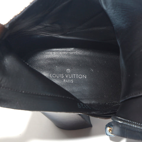 Louis Vuitton Monogram Star Knöchelstiefel Stiefel braun x Schwarz P13901