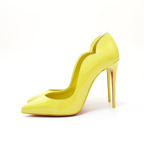 Christian Lubutan Christian Louboutin Emaille High Heal Pumps Yellow X Red P13904