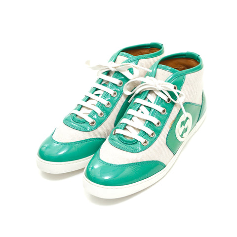 Gucci GUCCI GG Interlocking Sneakers Green P13905