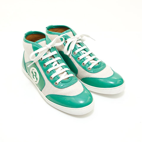 Gucci GUCCI GG Interlocking Sneakers Green P13905