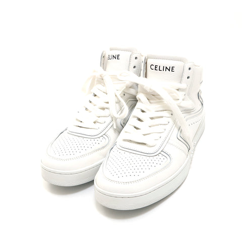 Celine Z Trainer High Top Sneakers Kalbskin CT-01 White P13922
