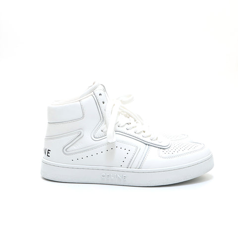 Celine Celine Z Trainer High Top Sneaker Curfskin CT-01 White P13922