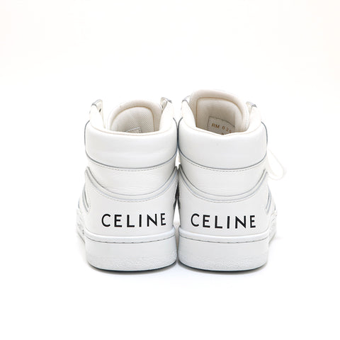 Celine CELINE Z Trainer High Top Sneaker Curfskin CT-01 White P13922