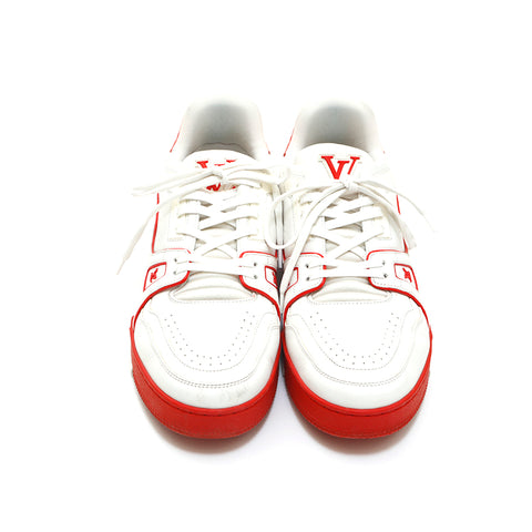 路易威顿路易·维顿教练线运动鞋BM0221白色X红色P13923