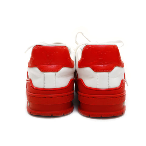 Louis Vuitton x Nike Air Force 1 Low White Red - UK 7.5 / Red
