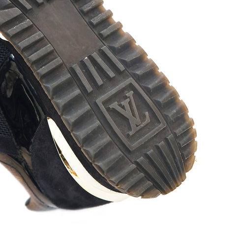 Louis Vuitton Monogram Runway Line Sneakers Black X Brown P13925 – NUIR  VINTAGE