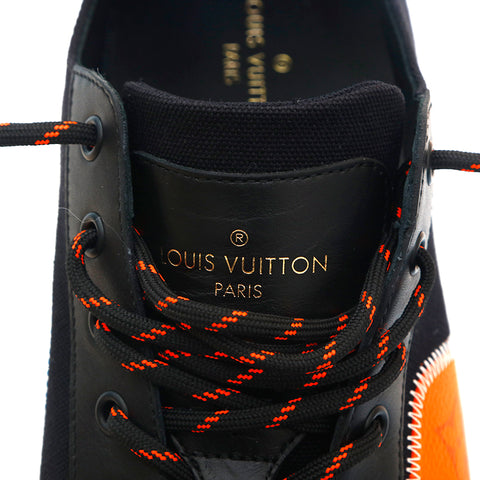Louis Vuitton, Shoes, Black Orange Louis Vuitton High Top Shoes