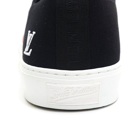 Louis Vuitton Monogram Tattoo Line Sneakers 1A7S9F Black x White