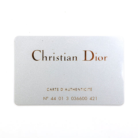 クリスチャンディオール Christian Dior デニム マリスパール ショルダー ハンドバッグ ブラック P13935