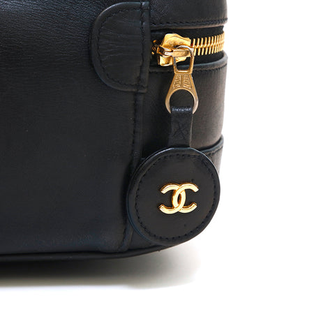 Chanel Chanel Vico Rolle Eitelkeit Handtasche Schwarz P13937