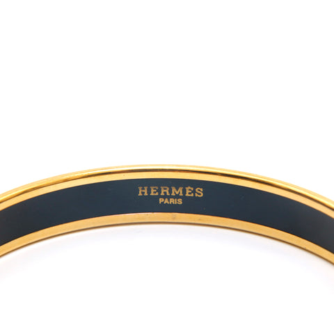 Hermes HERMES Emaille PM Bangle Gold x Red P13941