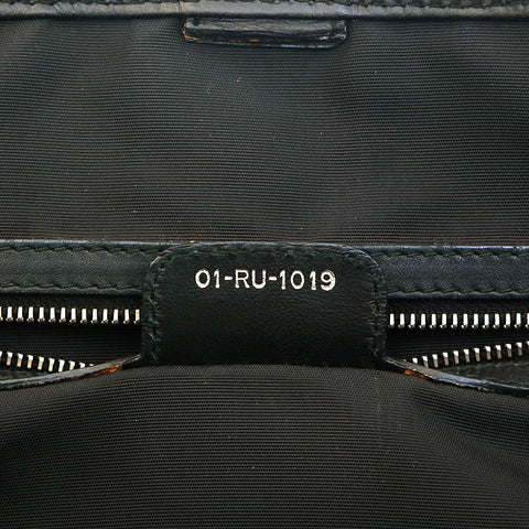 クリスチャンディオール Christian Dior バナレア コーティング トートバッグ ブラック P13954