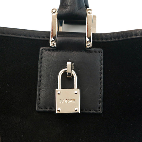 Loewe Loewe Logo Schnellgezogene Einkaufstasche Schwarz P13960