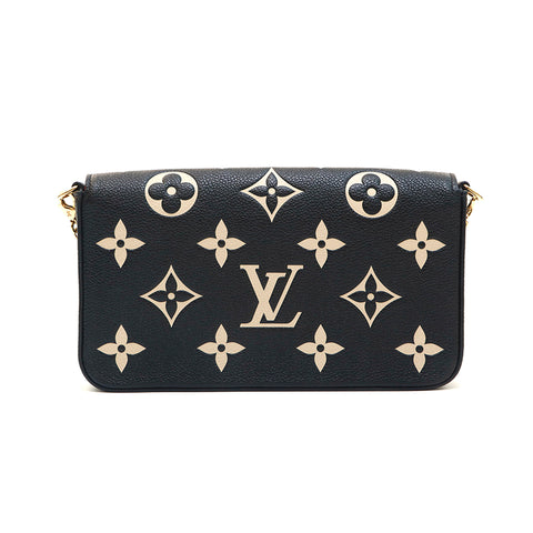 Louis Vuitton Pochette Felicy Monogram Amplant Wallet Chain Black P139 –  NUIR VINTAGE