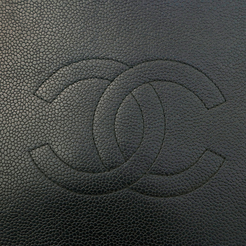 Chanel Chanel Coco Mark Caviar Skin Gamaguchi Handle Sac à épaule noir P13962