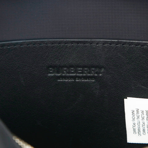 バーバリー BURBERRY ロゴ ナイロン ショルダーバッグ ブラック P13965