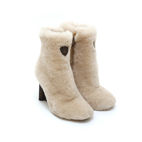 Louis Vuitton Women's Shearling Winter Boots