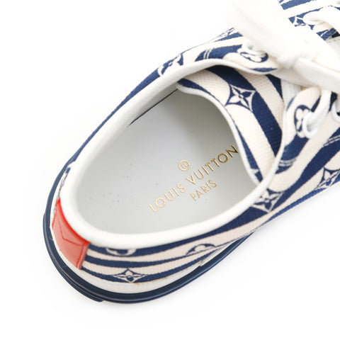 Louis Vuitton Mens Sneakers, Navy, 10