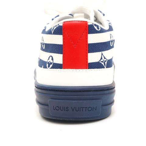 Louis Vuitton Escal Stellar Line Border Sneakers Navy x White