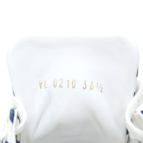 Louis Vuitton Escal Stellar Line Border Sneakers Navy x White