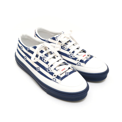 Louis Vuitton Escale Stellar White And Blue Sneakers New