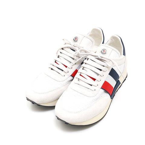 Baskets de logo Moncler blanc x marine p13980