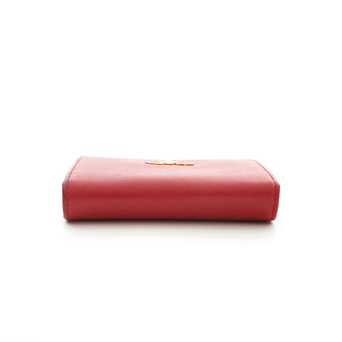 Prada PRADA Safiano 3 folding wallet pink P13994