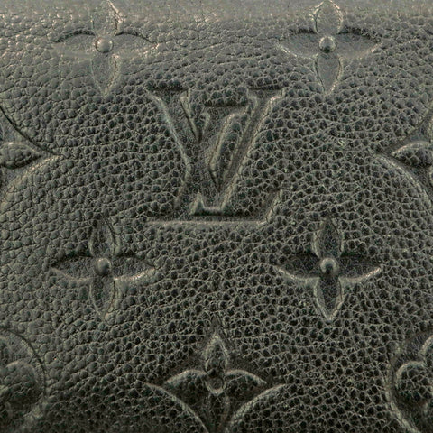 Louis Vuitton Louis Vuitton Zippy Portefeuille monogramme Amplant long portefeuille en cuir noir P14032