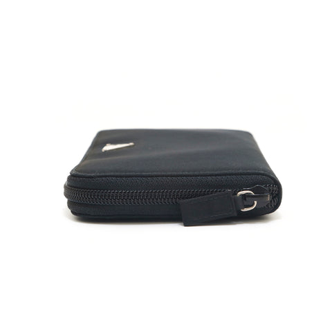 Prada PRADA Logo Nylon Long Wallet Black P14037