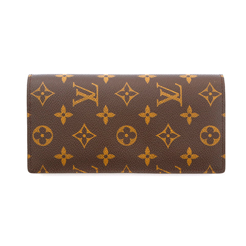Louis Vuitton Louis Vuitton Portefeuille Plaza Monogramme Long portefeuille brun P14042