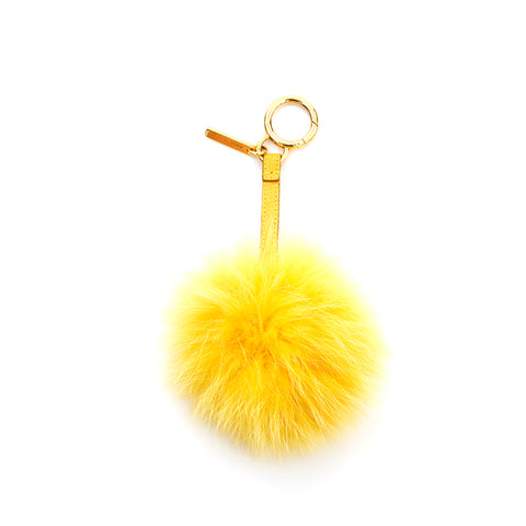 Fendi Fendi Pom Pon Charm Charme Far Yellow P14043