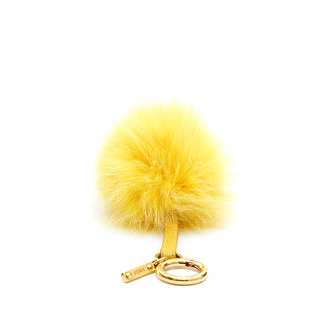 Fendi Fendi Pom Pon Charm Charme Far Yellow P14043