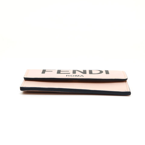 フェンディ FENDI ロゴ コインケース カードケース レザー ピンク P14053