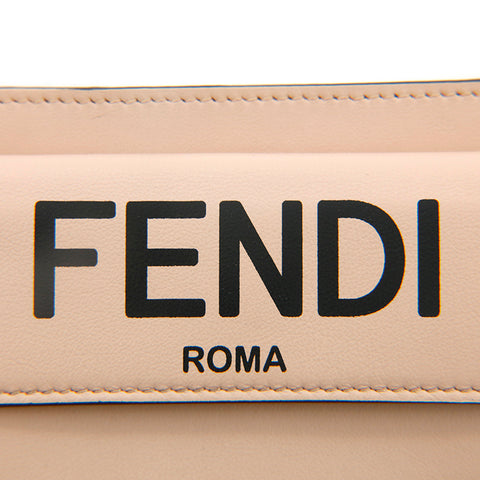 フェンディ FENDI ロゴ コインケース カードケース レザー ピンク P14053