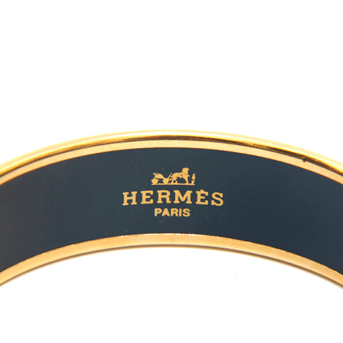 エルメス HERMES エマイユGM バングル ゴールド P14064