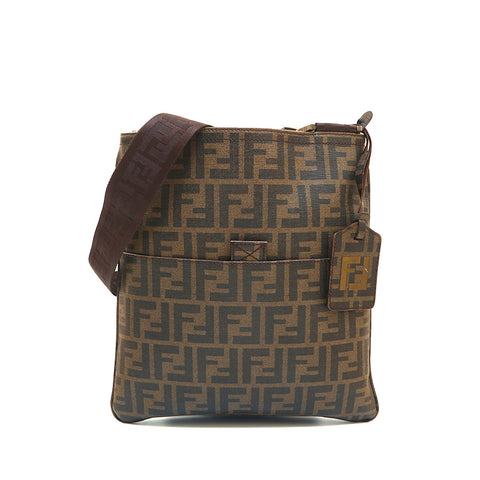 Brown Fendi Zucca Crossbody Bag