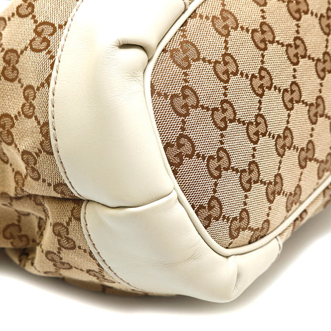 Gucci Gucci GG Canvas 2way手袋米色P14084