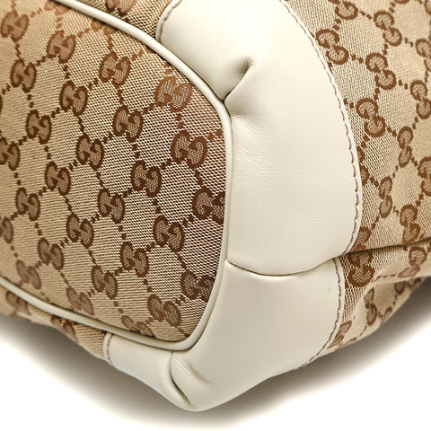 Gucci Gucci GG Canvas 2way手袋米色P14084