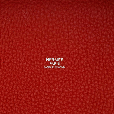 Hermes Hermes Picotan PM P sac à main sac à main □ O Gravé 2011 Tryoon Lemance Rouge Garans P14095