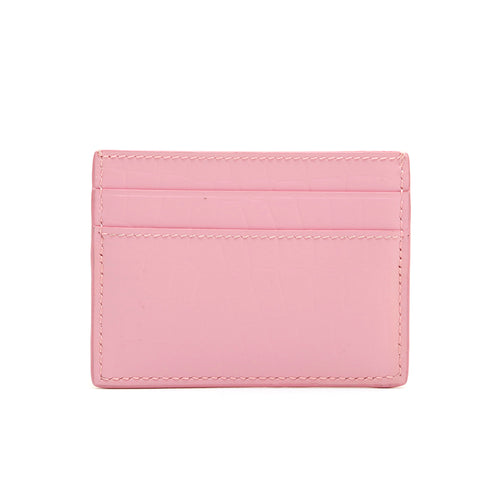 Balenciaga Balenciaga Leather Pass Case Card Card Pink P14117