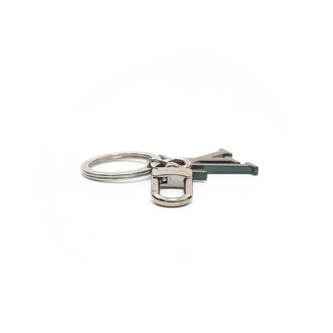 Louis Vuitton Portcre Lv Up Side Down Keyling Keychain Black