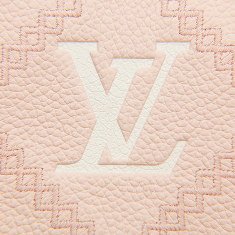 Louis Vuitton LOUIS VUITTON Monogram Amplant Producer Producer Zippy Wallet Long Wallet Pink P14141