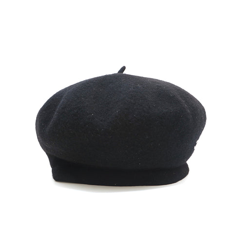 Chanel CHANEL Cocomark Wool Beret Black P14142