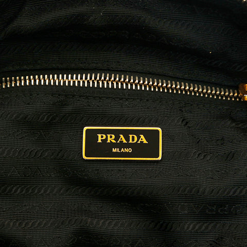 Prada Prada Nylon Leather 2way手提包黑色P14144