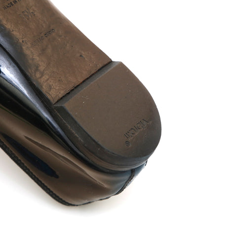 Prada Prada Emaille Logo Ribbon Ballet Pumps Black P14150